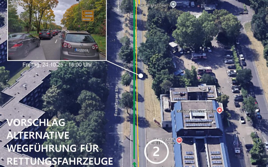 Freie Fahrt für die Feuerwehr – Vorschlag des Bürgerverein Hellerhof