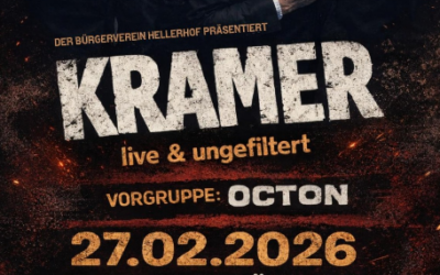 Punkrock in Hellerhof! KRAMER kommt.