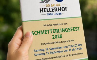 Die Programmhefte fürs Schmetterlingsfest sind unterwegs!
