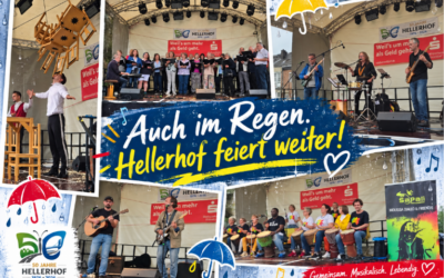 Tag 2 von 2: Regen! Na und? Hellerhof feiert weiter!