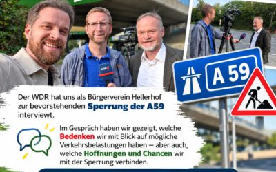 Carsten Erkelenz & Volker Grabosch im WDR zur A59